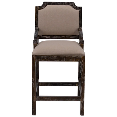 Camry Barnwood Pub Table 4 Barsools & 2 Backless Stools - BARBBWx4+PUB48BW+PUB48BWB+BARFBBW