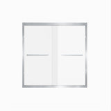 Double Sliding Shower Door With Explosion Proof Film