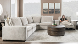 Loveshack 6-Piece Reclining Sectional W/ Console - LARDSLVS+WEDSLVST+CODSLVST+ARCDSLVSx2+RARDSLVS
