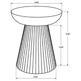 Waters - Round Accent Side Table - Honey