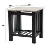 Table Open Storage Shelf