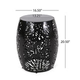 Modern Design Metal End Table, Large