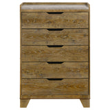 Packard - 5 Drawer Chest - Oak