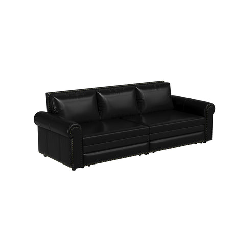 Chesterfield Sofa & Pull Out Bed