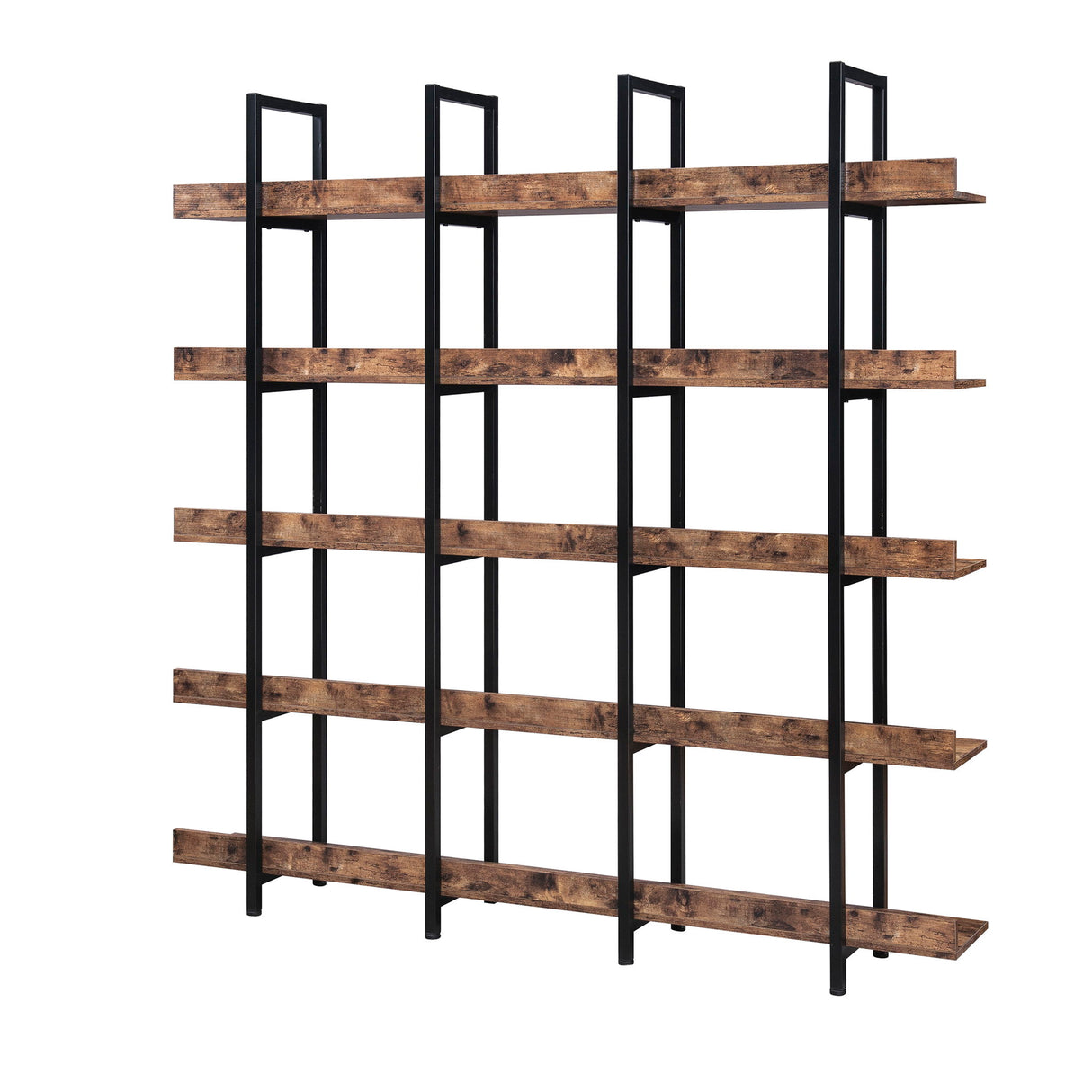 Vintage Industrial 5 Tier Bookcase