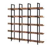 Vintage Industrial 5 Tier Bookcase