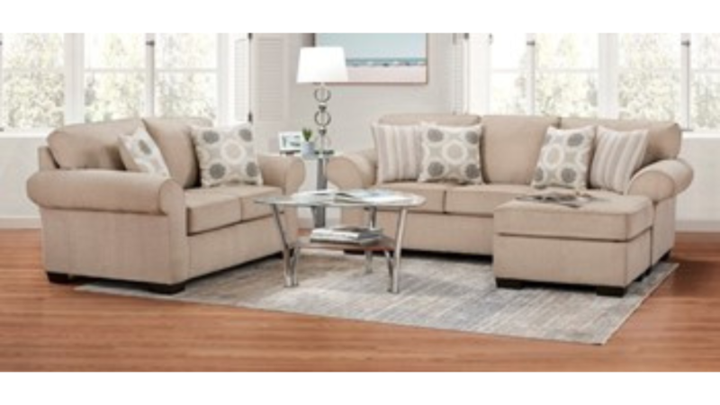 ZAFFORD 3603-TYCK TYCOON KHAKI SOFA - 3603TY