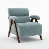 Modern Accent Chair With Tufted Armchair For Reading Room