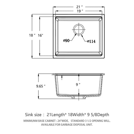 Quartz Composite Kitchen Sink With Workstation, Undermount