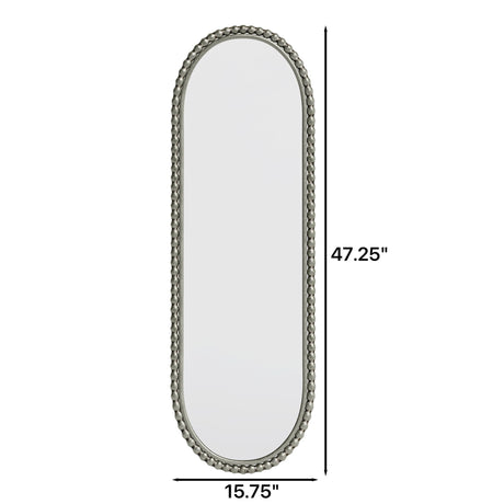 Oval Retro Mirror, Wall Hanging Mirror For Living Room