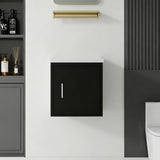 Floating Bathroom Vanity Combo, Wall Mounted Cabinet With Sink & Soft Close Doors For Small Bathrooms