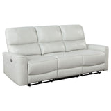 Amberly - 3 Piece Power Reclining Sofa Set - Light Gray