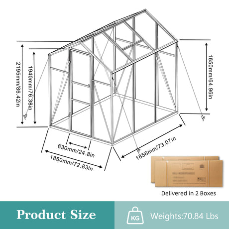 Gain Height Windproof house With Raised Base