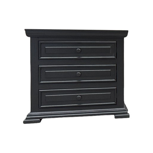 VB   CASTLE   BLACK   NIGHTSTAND - CASTLENS