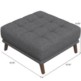 Addison - Square Upholstered Ottoman