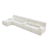 Oversized Sectional Sofa, Living Room Seating With Modular Design