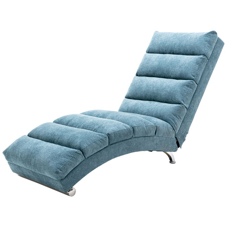Massage Chaise Lounge Indoor With Remote Control, Ergonomic Electric Massage Lounger