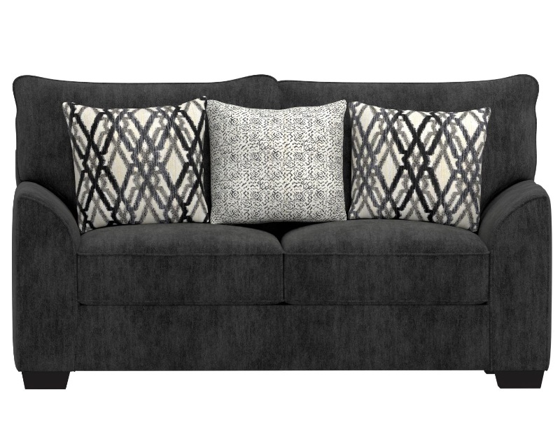 ZCORF 4102-GL7 DESTINY-COAL LOVESEAT - 4102-GL7