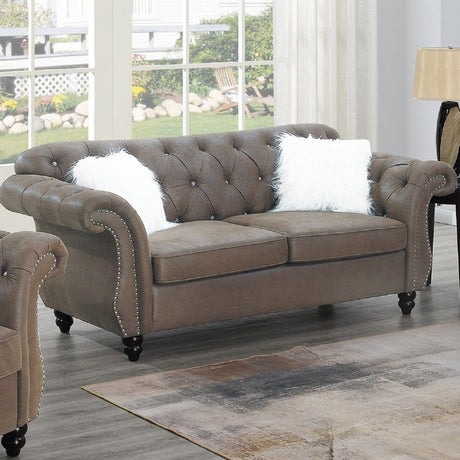 Loveseat With Pillows Living Room Furnitur