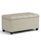 Sienna - Upholstered Storage Ottoman Bench