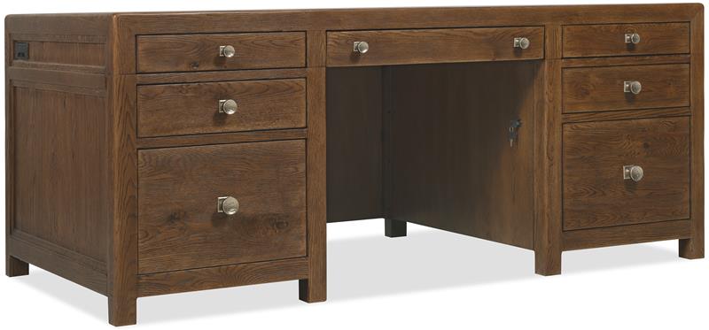 Driftwood Executive Desk - 6820-10462-85