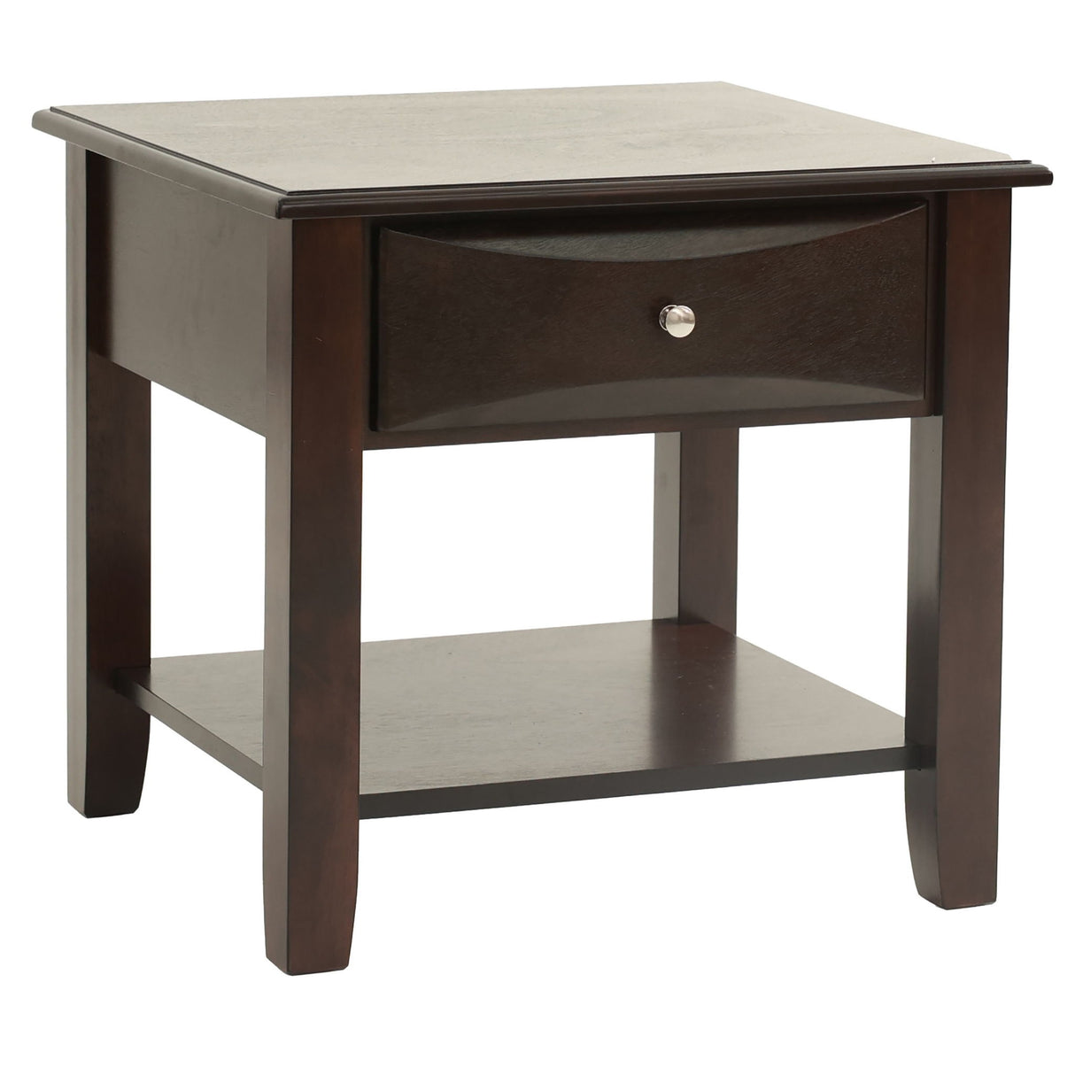 Simple Style Table With Shelf