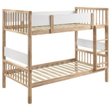 Ponderosa - Twin Over Twin Bunk Bed With Accents - Natural