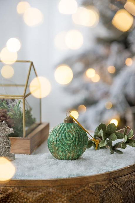 Christmas Ball Glass Decorative Hanging Ball Christmas Tree Ornaments For Holiday Party Decorations