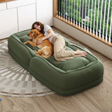 Upholstered Foldable Lazy Sofa Bed For Adults And Pets