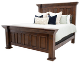 Chalet Walnut King Panel Bed - 3721KFPW+3721KHPW+3721KRPW