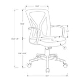 Office Chair, Adjustable Height, Swivel, Ergonomic, Mesh, Contemporary & Modern