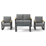 Modern Outdoor Sofa Set With Coffee Table