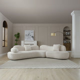 Modern Curved Modular 5 Seater Sofa