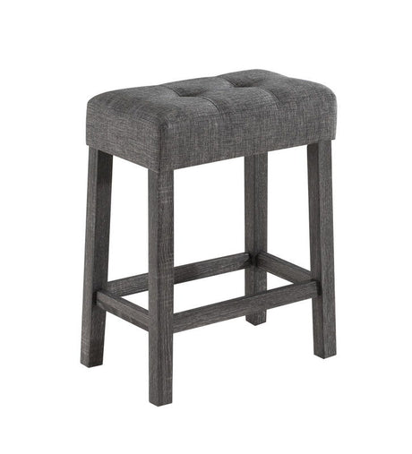 Lux - 3 Piece Counter Height Pub Table With Tufted Stools (Set of 3)
