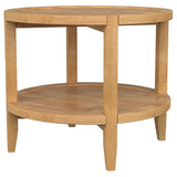 Isbell - Round Table With Storage Shelf