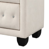 Sophia - 2 Drawer Upholstered Nightstand