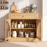 Modern Sideboard Cabinet With 1 Drawer And 2 Arched Doors