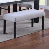 Contemporary Dining Bench Soft Upholstered