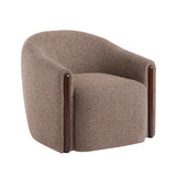 Ballona - Accent Chair With Swivel - Brown