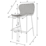 Mckinley - Bar Stool (Set of 2) - Brown