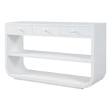 Console Table With 3 Soft Close Drawers & 2 Open Shelves