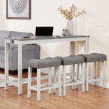 4 Piece Bar Table Set With Power Outlet