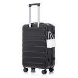 Hard Shell Luggage With Scratch Resistant Surface, 4 Wheels, Combination Lock & Side Hooks