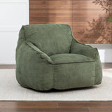 Comfy Bean Bag Chair With Filler, Fluffy And Cozy Seating