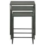 Vestal - 3 Piece Rectangular Nesting Table Set - Gray
