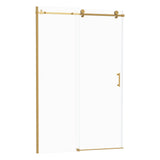 Single Sliding Bypass Shower Door Enclosure With Tempered Glass
