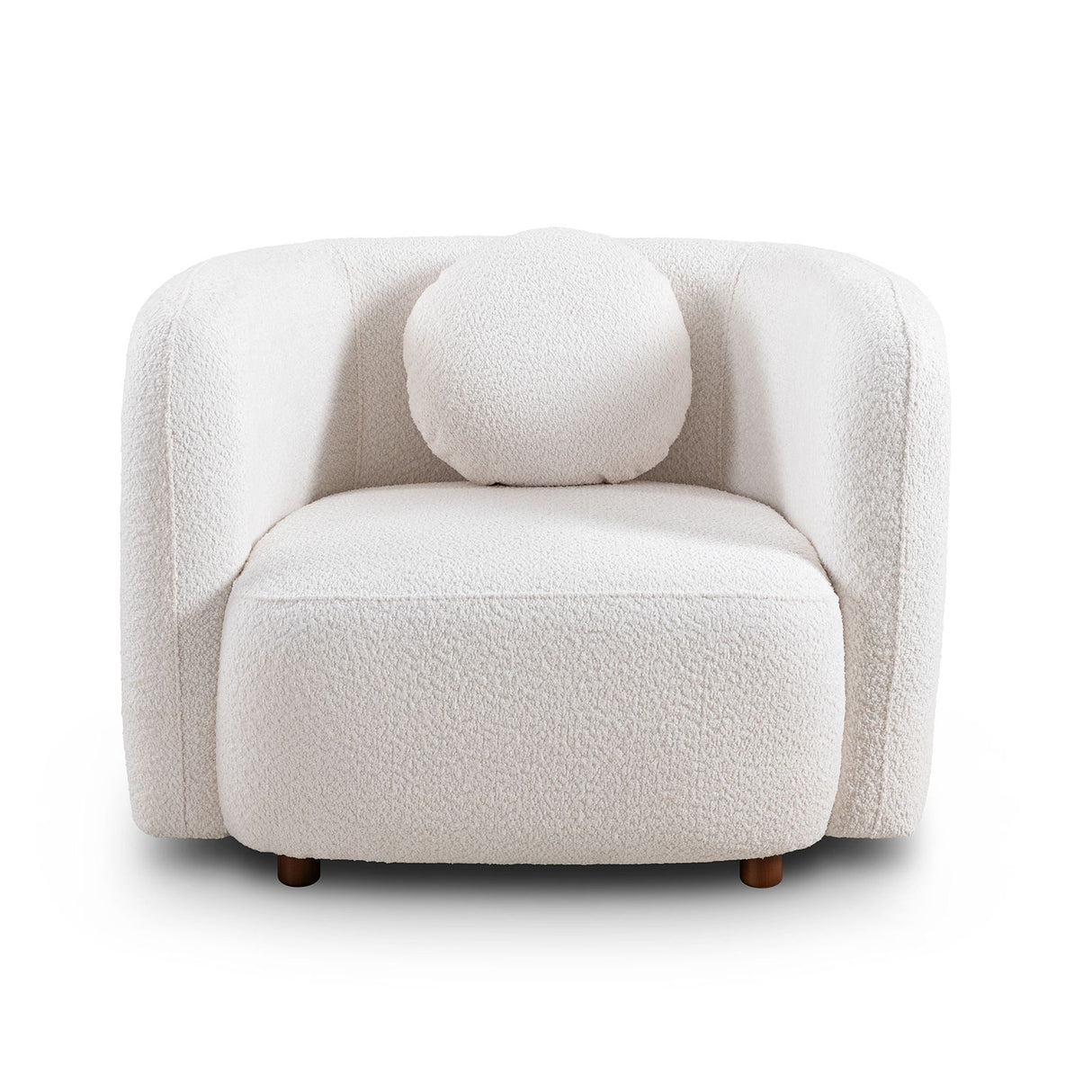 Japandi Style Accent Square Chair