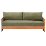 Modern 3 Seater Sofa With Armrests, Living Room Couch