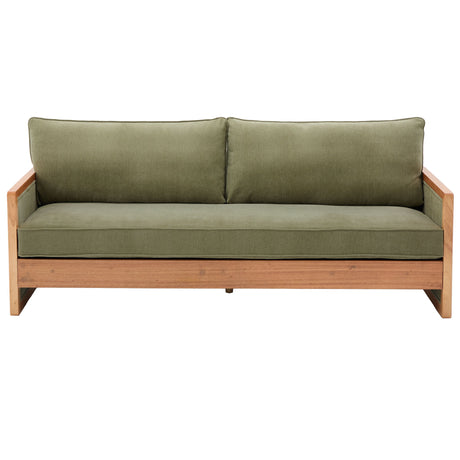 Modern 3 Seater Sofa With Armrests, Living Room Couch