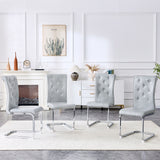 Elegant Design Upholstered Dining Chairs
